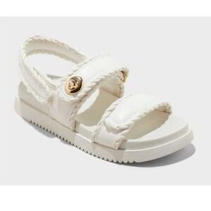 A New Day Women’s Tilly Platform Footbed Sandals. 8 1/2” NIB